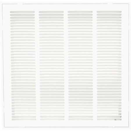 AMERIFLOW 20 In. x 20 in. White Filter Grille 326W20X20